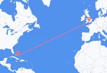 Flyrejser fra George Town, Bahamas til Southampton, England