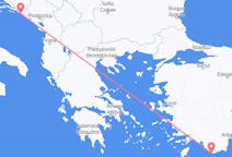 Vols depuis la ville de Dubrovnik vers la ville de Kastellorizo