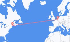 Flyreiser fra Rockland, USA til Maastricht, Nederland