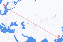 Flights from Shenzhen, China to Sundsvall, Sweden