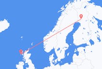 Vluchten van Benbecula naar Rovaniemi