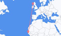 Flyrejser fra Ziguinchor, Senegal til Derry, Nordirland