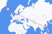 Flyreiser fra Hong Kong, Hongkong til Reykjavík, Island