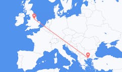 Flights from Kavala, Greece to Doncaster, the United Kingdom