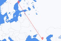 Flights from Nalchik, Russia to Vaasa, Finland