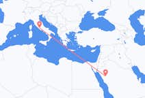 Flüge von Al-`Ula, Saudi-Arabien nach Rom, Italien