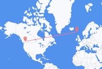 Flyrejser fra Kamloops, Canada til Sørvágur, Færøerne