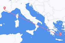 Flights from Nimes to Santorini