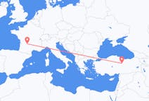Flyreiser fra Brive-la-gaillarde, Frankrike til Sivas, Tyrkia
