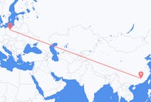 Flyreiser fra Ganzhou, Kina til Bydgoszcz, Polen