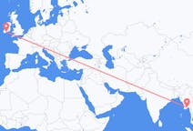 Flyrejser fra Rangoon til Cork
