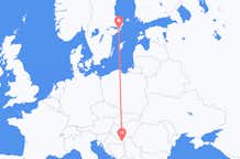 Loty z Osijek, Chorwacja z Sztokholm, Szwecja