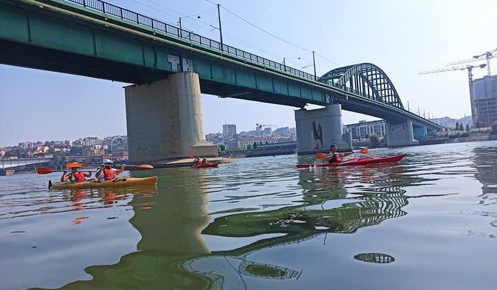  Kajakpaddling under Belgrads broar
