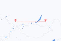 Vluchten van Chita, Texas naar Gorno-Altajsk