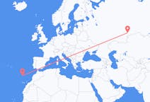 Fly fra Tsjeljabinsk til Funchal