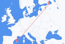 Flyreiser fra St. Petersburg, Russland til Palma de Mallorca, Spania