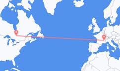 Flights from Rouyn-Noranda, Canada to Grenoble, France