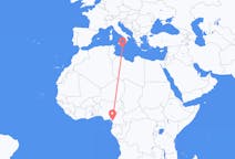 Flyg från Douala, Kamerun till Malta (kommun), Malta