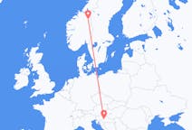 Flights from Zagreb to Roros