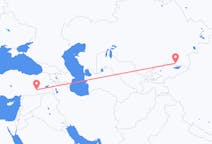 Loty z Ałmaty, Kazachstan do Diyarbakiru, Turcja