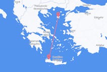 Vluchten van Lemnos naar Chania