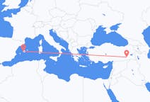 Flights from Batman, Turkey to Palma de Mallorca, Spain