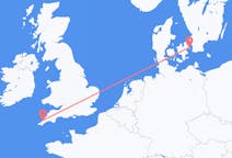 Flights from Newquay, England to Copenhagen, Denmark