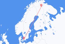 Vols d’Ivalo, Finlande pour Copenhague, Danemark