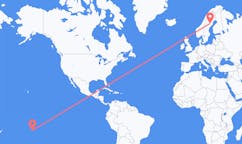 Flights from Raiatea, French Polynesia to Lycksele, Sweden