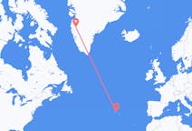 Flights from Kangerlussuaq to Terceira