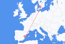 Flights from Alicante in Spain to Malmö in Sweden