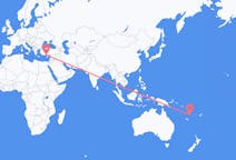 Flights from Port Vila to Gazipaşa