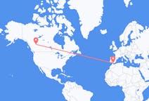 Flights from Dawson Creek, Canada to Málaga, Spain