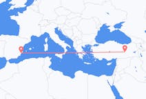 出发地 土耳其从 埃拉泽目的地 西班牙阿利坎特的航班