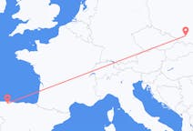 Flyg från Krakow, Polen till Santiago del Monte, Spanien