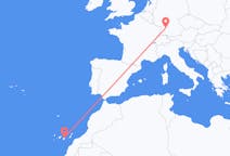 出发地 西班牙出发地 拉斯帕尔马斯目的地 德国斯图加特的航班