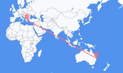 Flyreiser fra Gold Coast, Australia til Volos, Hellas