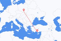 Flyreiser fra Gazipaşa, Tyrkia til Krakow, Polen