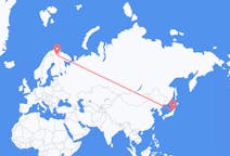 Flyreiser fra Yamagata, Japan til Ivalo, Finland