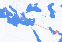 Loty z Dubaj, Zjednoczone Emiraty Arabskie do Figari, Francja
