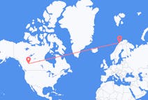 Flyg från Grande Prairie, Kanada till Tromsø, Norge