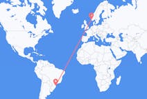 Flyreiser fra Navegantes, Brasil til Stavanger, Norge