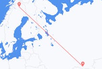 Fly fra Orenburg til Kiruna