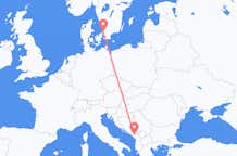 Flights from Angelholm to Podgorica