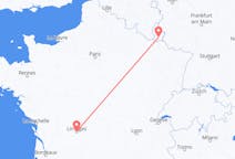 Flyg från Luxemburg, Luxemburg till Limoges, Frankrike