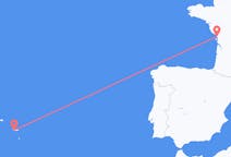 Flights from La Rochelle, France to Ponta Delgada, Portugal