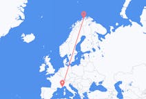 Flyg från Nice till Hammerfest
