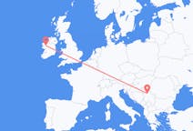 Vluchten van Belgrado, Servië kloppen, Ierland