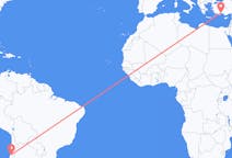 Flyrejser fra Kopiapó, Chile til Antalya, Tyrkiet
