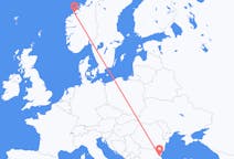 Flights from Molde, Norway to Burgas, Bulgaria